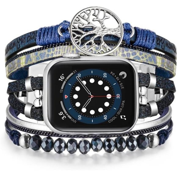 NEW Boho Multilayer Apple iWatch Band Wrap Strap main image 5
